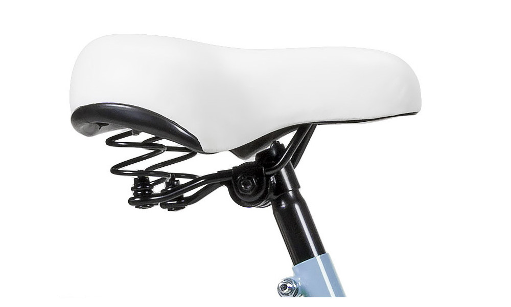 Jalgratas AZIMUT City Lux 26" 2025 with basket light blue-white - 2