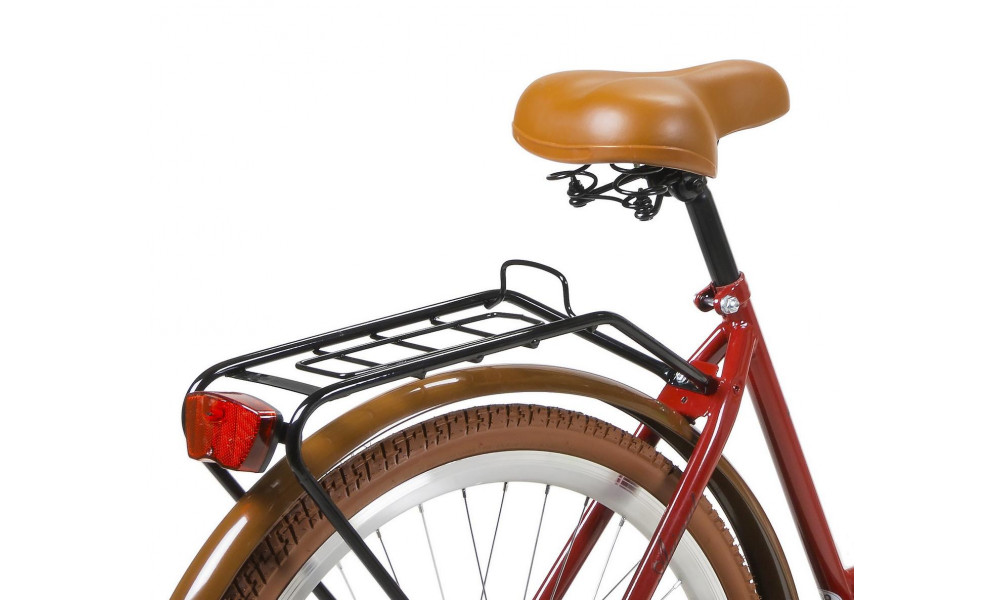 Jalgratas AZIMUT City Lux 26" 2025 with basket bordo-brown - 6