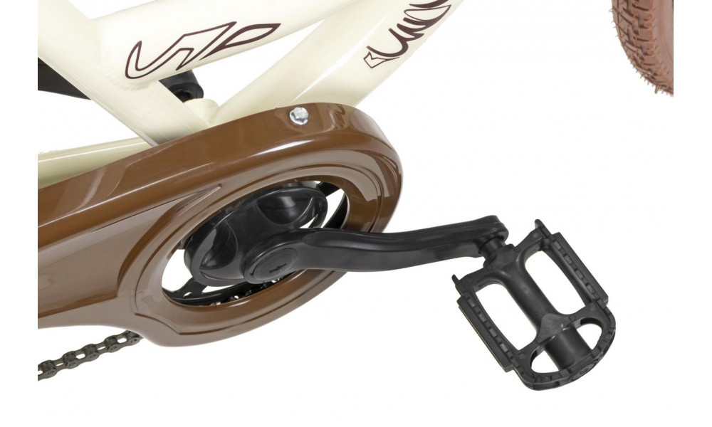 Jalgratas AZIMUT City Lux 26" 2025 with basket cream-brown - 5