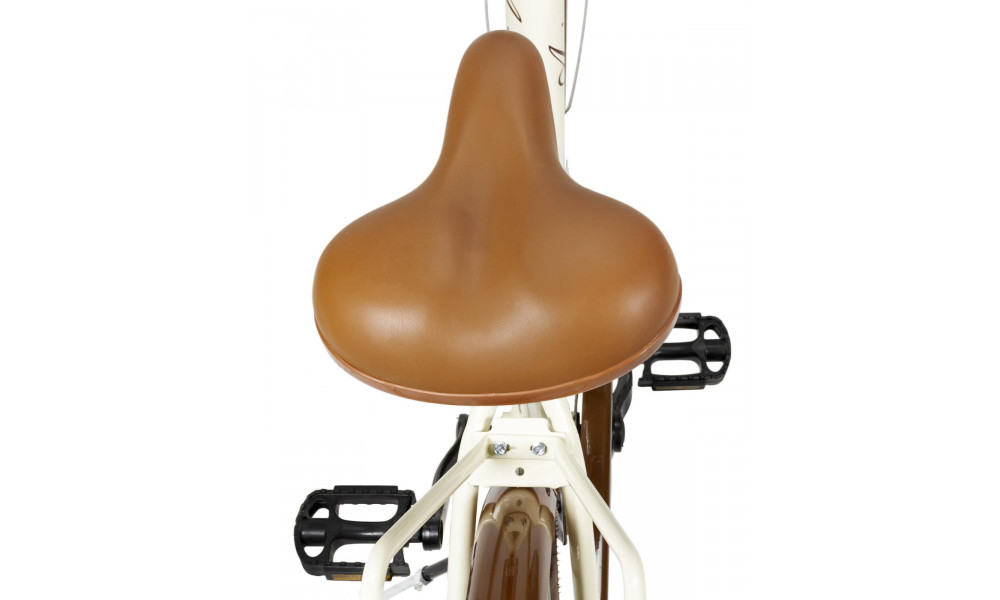 Jalgratas AZIMUT City Lux 26" 2025 with basket cream-brown - 6