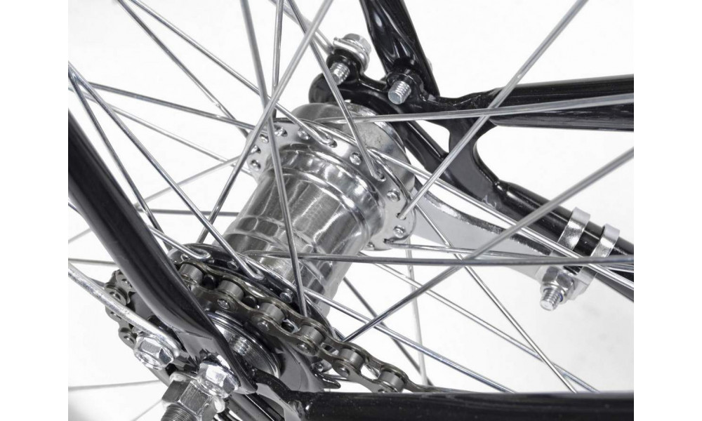 Jalgratas AZIMUT City Lux 26" 2025 with basket black-cream - 6