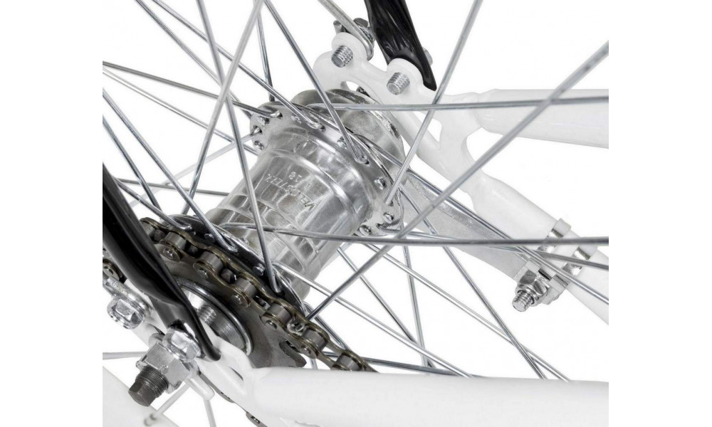 Jalgratas AZIMUT City Lux 26" 2025 with basket white-black - 6