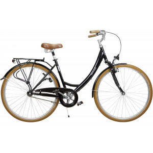 Jalgratas Romet Angel Lux 28 1-speed 2021 black-brown
