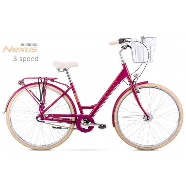 Jalgratas Romet Sonata Classic 26" Alu 2022 pink