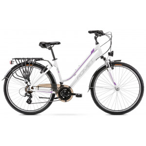 Jalgratas Romet Gazela 26" 1 2021 white-pink