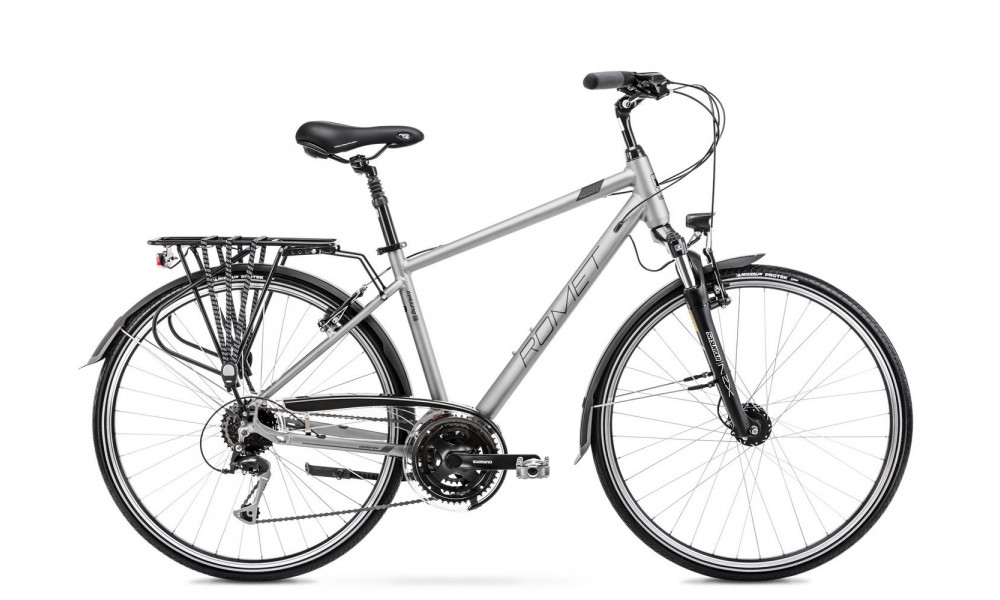 Jalgratas Romet Wagant 5 28" 2022 silver-graphite - 1