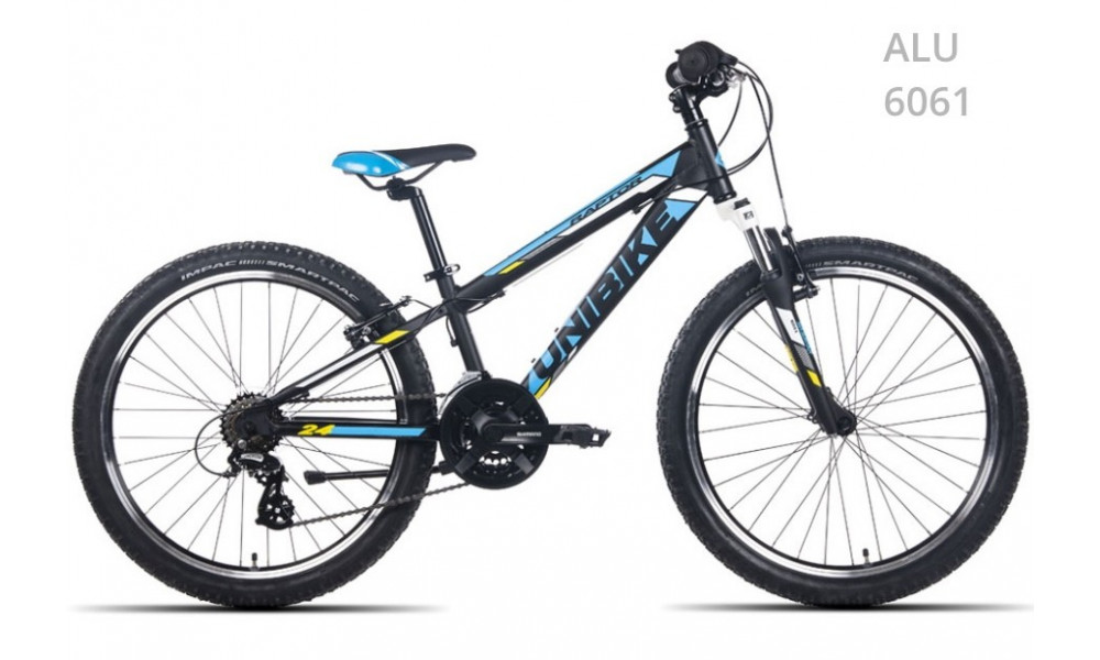 Jalgratas UNIBIKE Raptor 24 2020 black-blue - 2