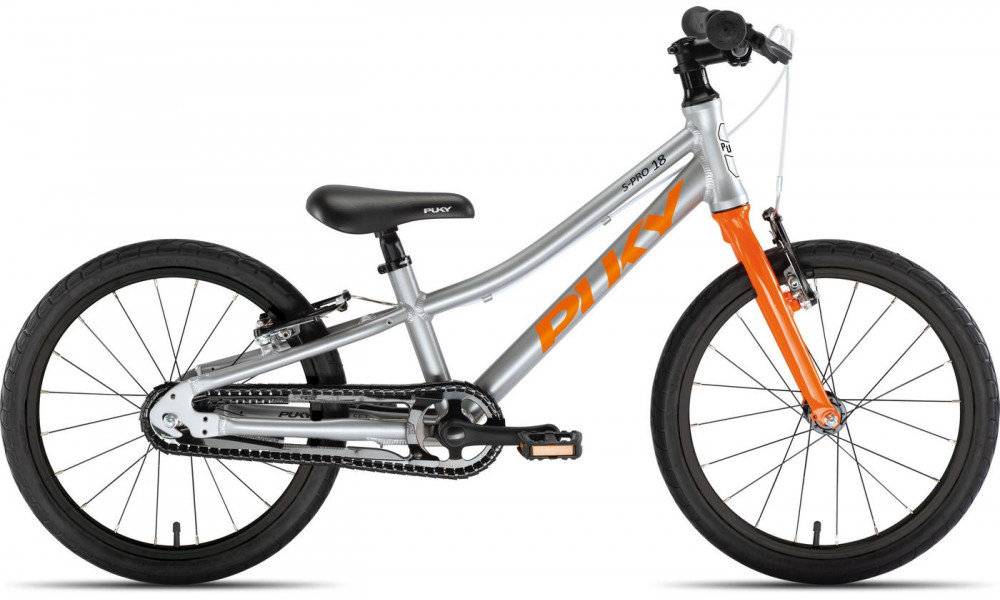 Jalgratas PUKY S-Pro 18-1 Alu silver orange 