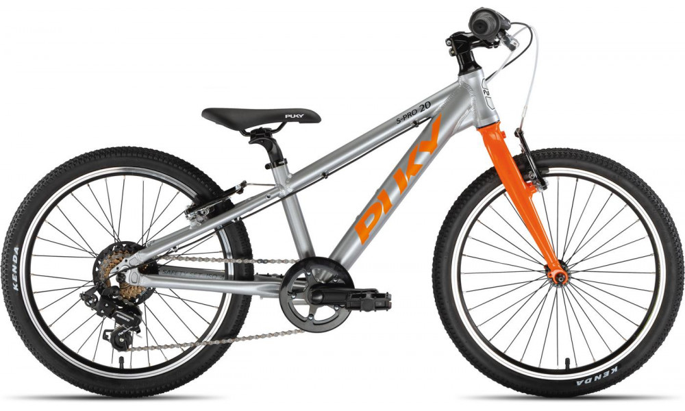 Jalgratas PUKY S-Pro 20-7 Alu silver orange 