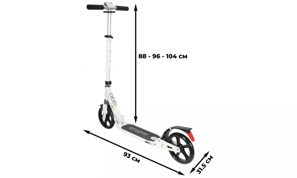 Tõukeratas HyperMotion Dragster white - 2