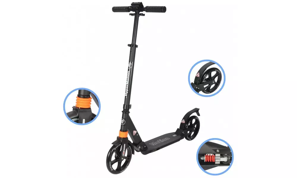 Tõukeratas HyperMotion Dragster black - 1