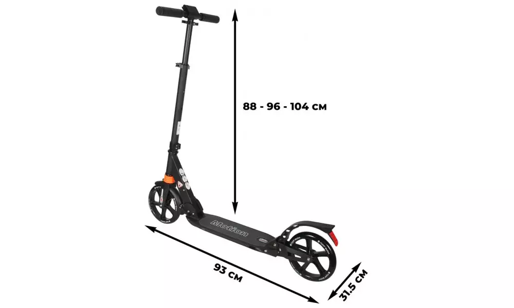 Tõukeratas HyperMotion Dragster black - 2