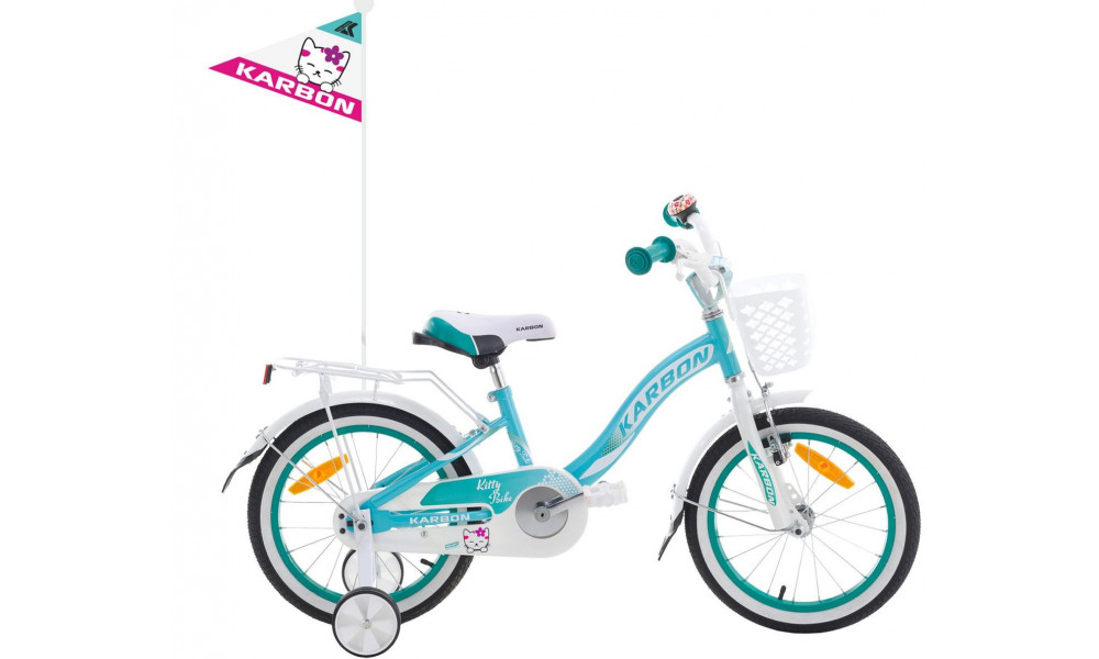 Jalgratas Karbon Kitty 20 turquoise-white 
