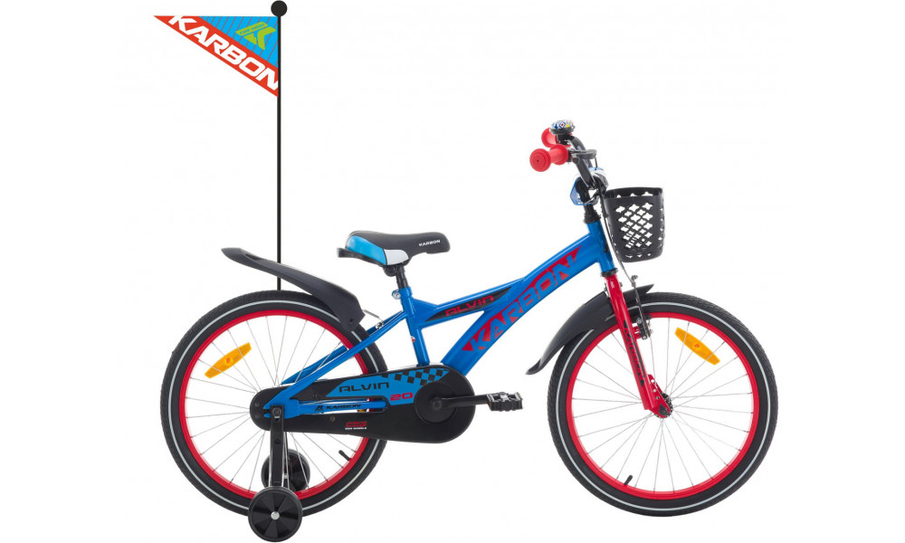Jalgratas Karbon Alvin 20 blue-red 