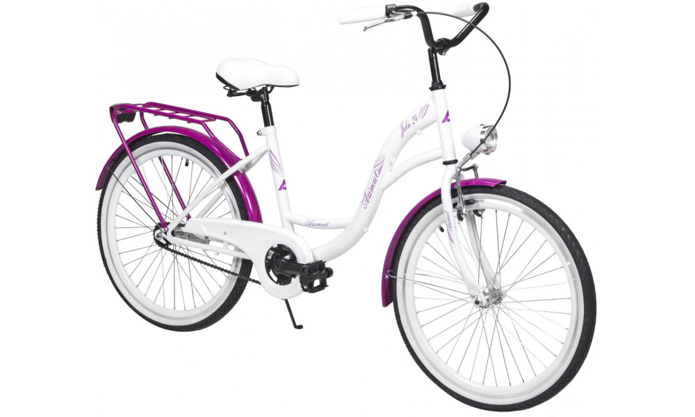 Jalgratas AZIMUT Julie 24" 2023 white-violet - 4