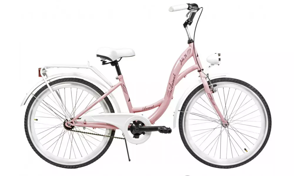 Jalgratas AZIMUT Julie 24" 2023 pink-white - 1