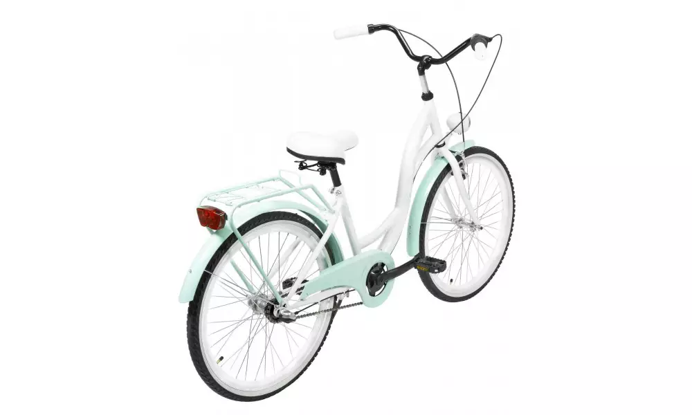 Jalgratas AZIMUT Julie 24" 3-speed 2023 white-turquoise - 1