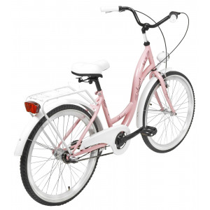 Jalgratas AZIMUT Julie 24" 3-speed 2023 pink-white