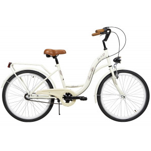 Jalgratas AZIMUT Julie 24" 3-speed 2025 light cream