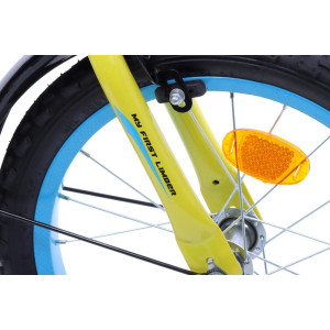 Jalgratas Monteria Limber 16" black-yellow-blue