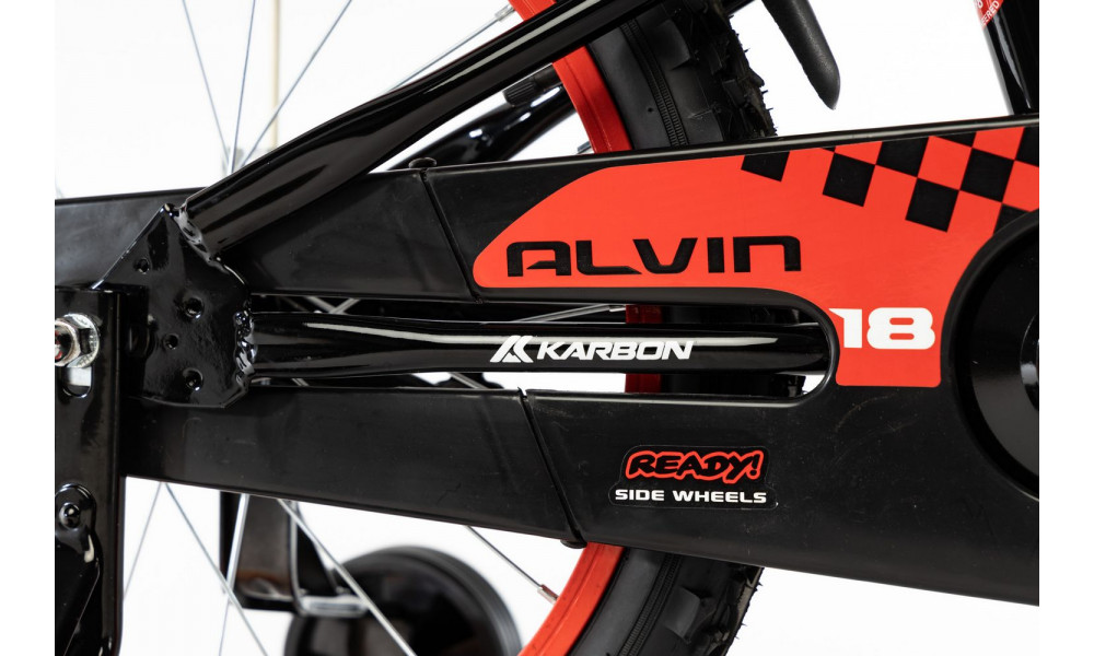 Jalgratas Karbon Alvin 18 black-red - 6
