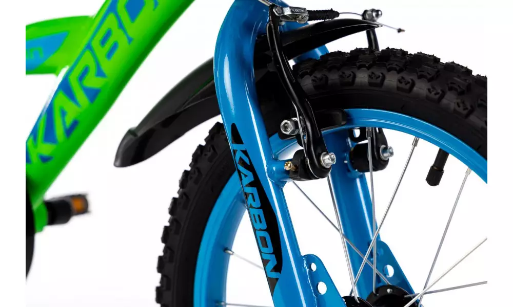Jalgratas Karbon Alvin 18 green-blue - 2
