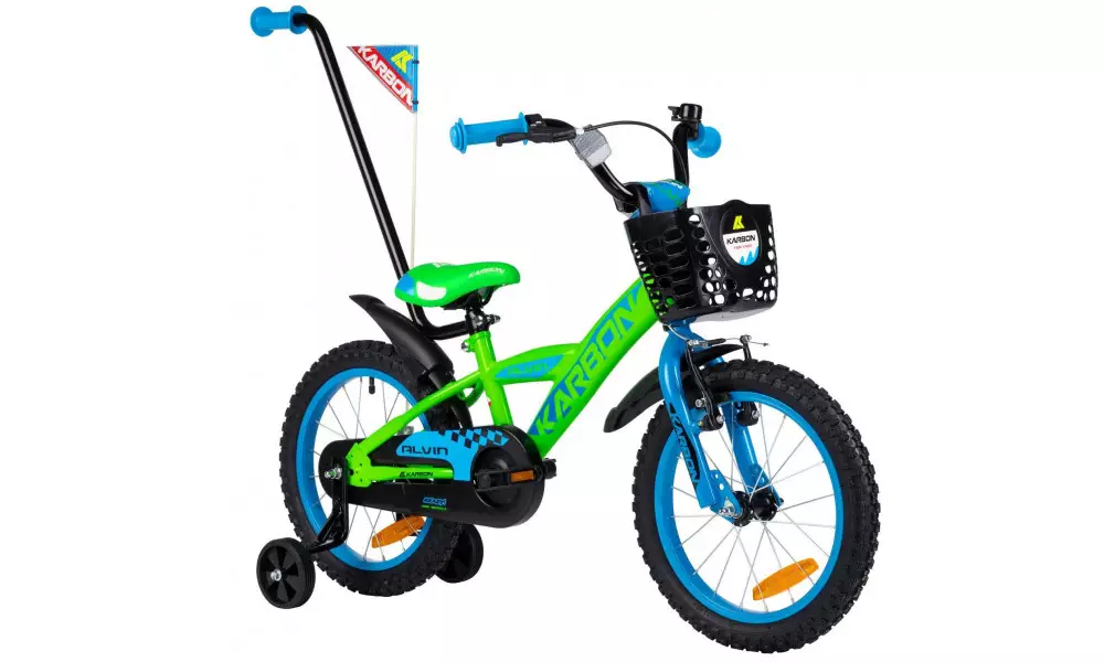Jalgratas Karbon Alvin 18 green-blue - 7