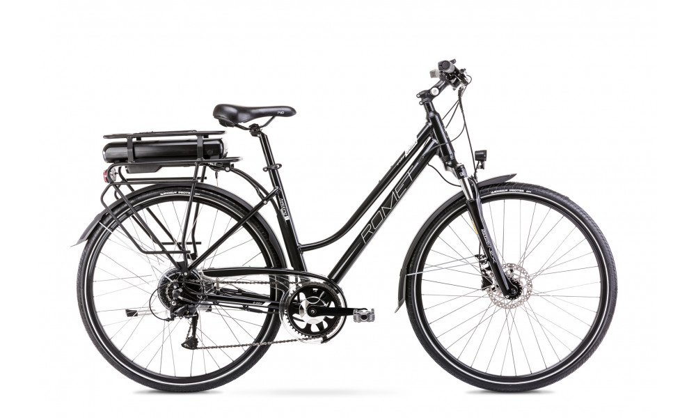 Elektrijalgratas Romet Gazela 2 2021 RW engine black-white 