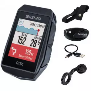 Rattakompuuter SIGMA ROX 11.1 Evo GPS Black HR Set