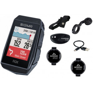 Rattakompuuter SIGMA ROX 11.1 Evo GPS Black Sensor Set