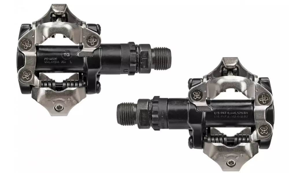 Pedaalid Shimano PD-M520 SPD + SM-SH51 black - 1