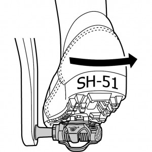 Pedaaliklotsid Shimano SPD SM-SH51