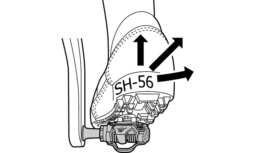 Pedaaliklotsid Shimano SPD SM-SH56 - 2