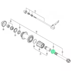 Laager kuul Shimano 3/16" steel