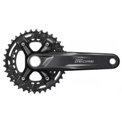 Vändad Shimano DEORE FC-M4100-2 175mm 2x10-speed 36x26T