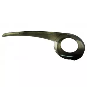 Keti kaitse plastic transparent 38T 520mm with bracket