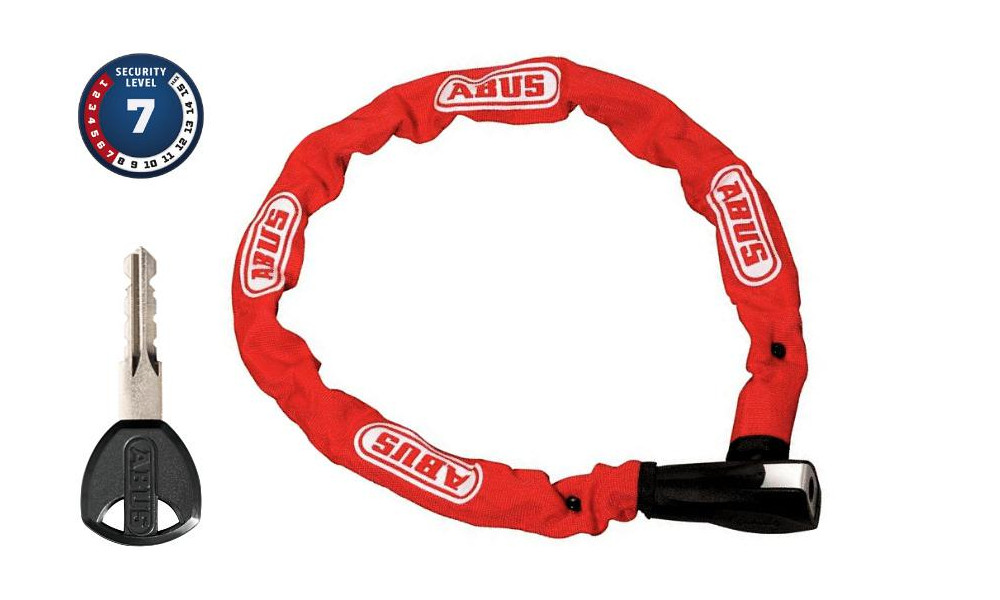 Lukk Abus Chain Ionus 8800/95 red 