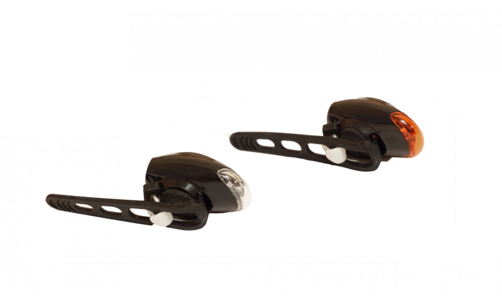 Tulede komplekt Azimut Rubiplast 1LED 3F black/black - 2