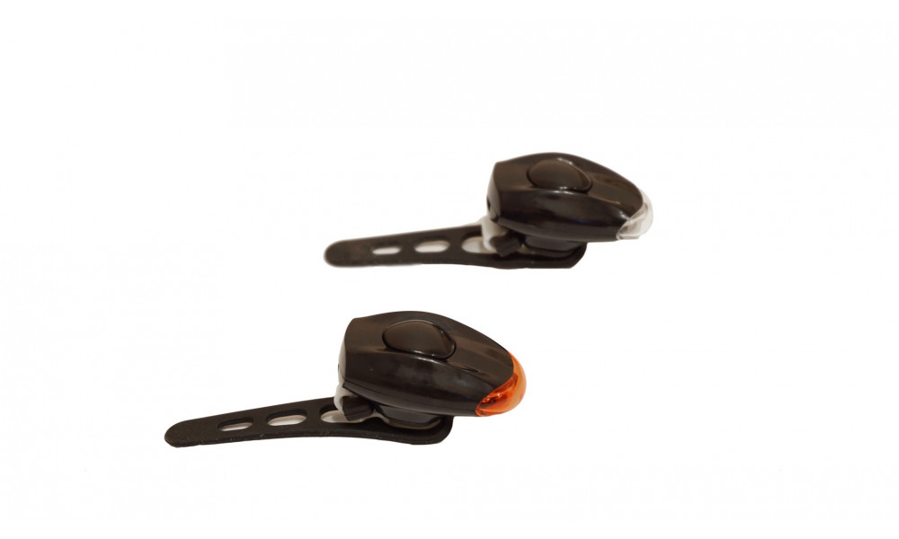 Tulede komplekt Azimut Rubiplast 1LED 3F black/black - 3