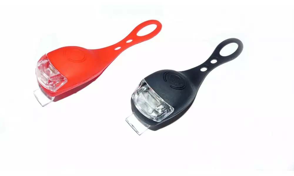 Tulede komplekt Azimut Frog Tail 2LED 3F black/red - 3