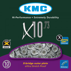 Kett KMC X10 Grey 10-speed 114-links