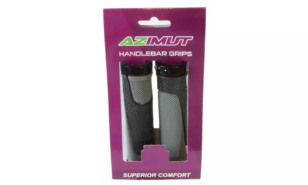 Käepidemed Azimut Dual Sport 2xLock 130mm black/grey (1002) - 1