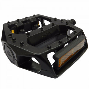 Pedaalid Azimut BMX Platform Alu 9/16" w/bearings and reflectors black (1014)