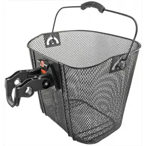 Rattakorv esimene Azimut w/ plastic NEW bracket BLACK 35x26x26cm