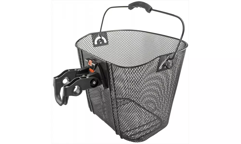 Rattakorv esimene Azimut w/ plastic NEW bracket BLACK 35x26x26cm - 1