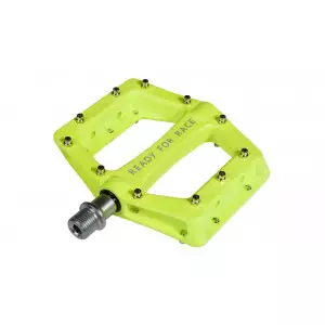 Pedaalid RFR Flat RACE Alu neon yellow