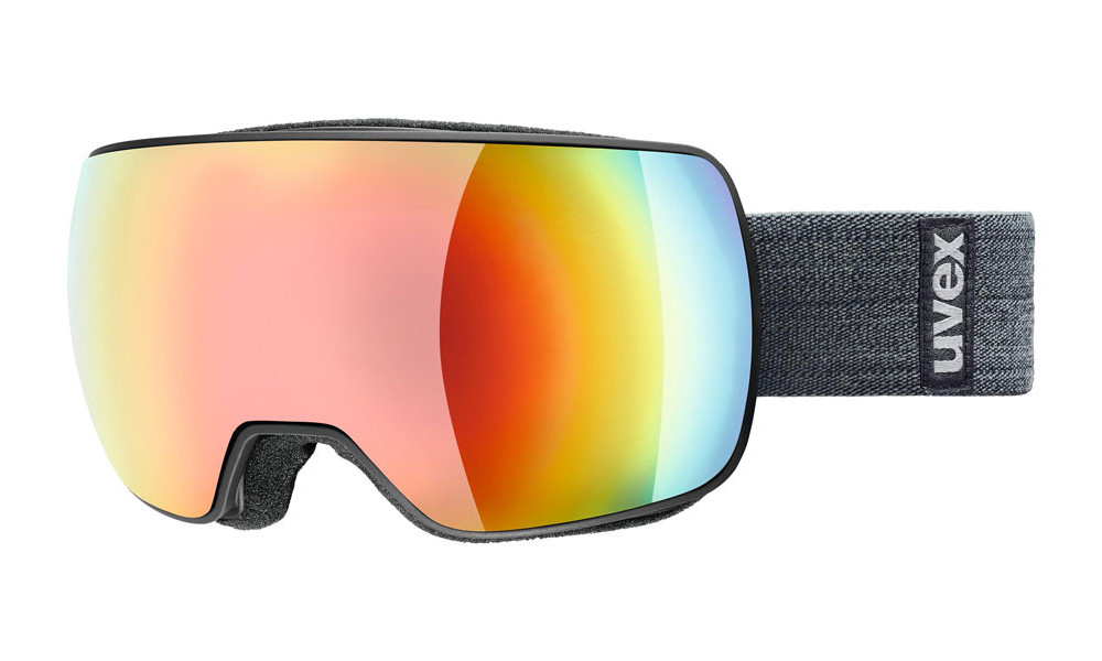 Suusaprillid Uvex Compact FM black mat / rainbow 