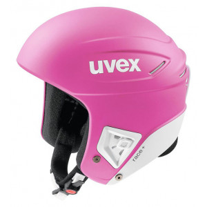 Suusakiiver Uvex Race+ pink-white mat