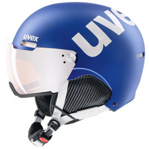 Suusakiiver Uvex HLMT 500 visor cobalt-white mat