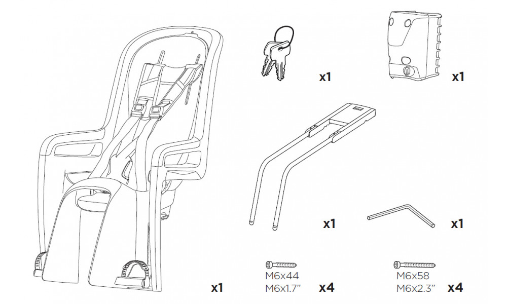 Lastetool Thule RideAlong frame dark grey - 5